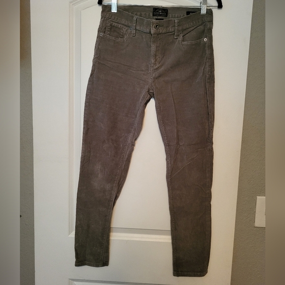 Lucky Brand Denim - Lucky Brand corduroy brownish/grayish Brooke skinny jeans, Size 8/29, EUC